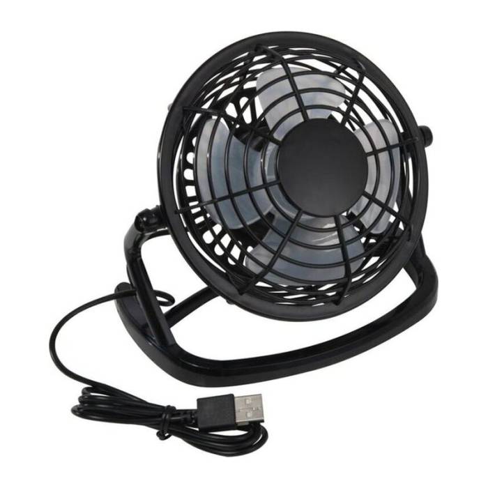 Bali USB-s asztali ventillátor - Fekete<br><small>EA-084603</small>