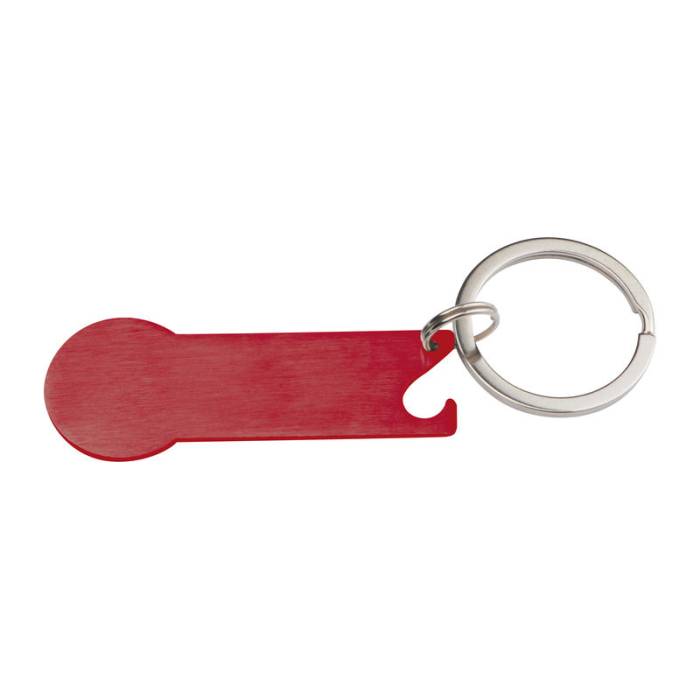 Stickit fém kulcstartó - Piros<br><small>EA-158305</small>