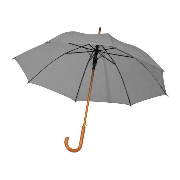 Hasselt RPET automata esernyő - Szürke<br><small>EA-243607</small>