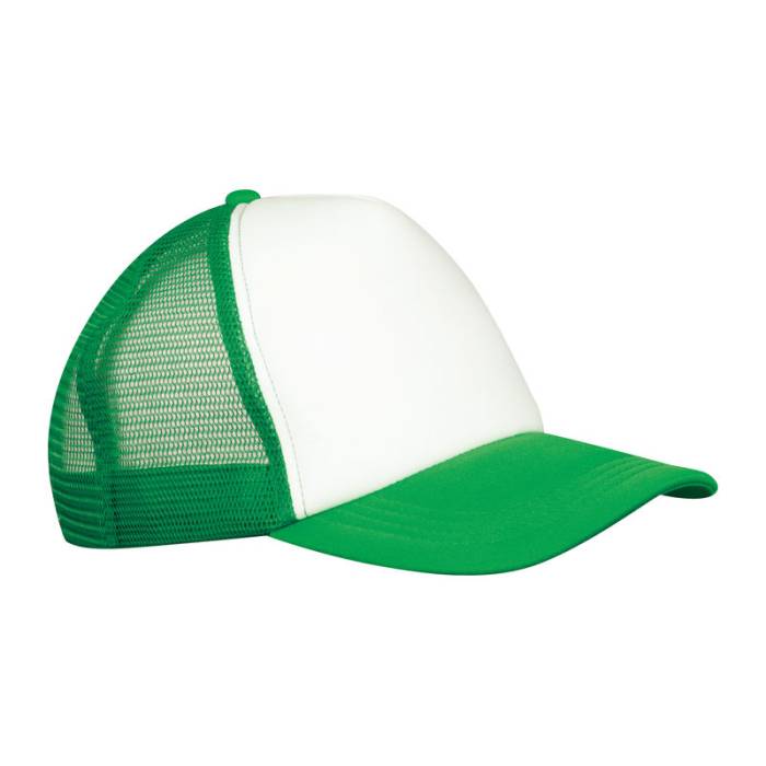 Egmond 5 paneles trucker baseball sapka - Zöld<br><small>EA-425809</small>