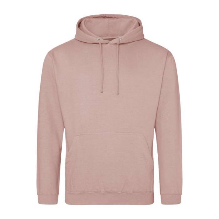 COLLEGE HOODIE - Dusty Pink<br><small>EA-AWJH001DUP-2XL</small>