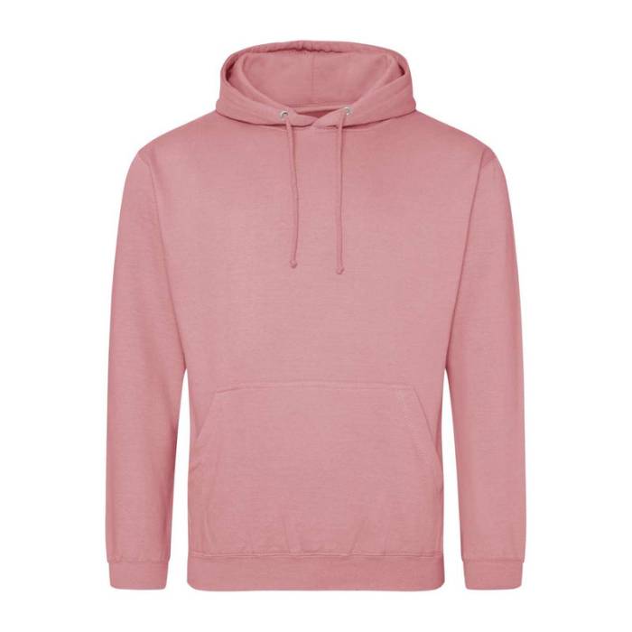 COLLEGE HOODIE - Dusty Rose<br><small>EA-AWJH001DUR-2XL</small>