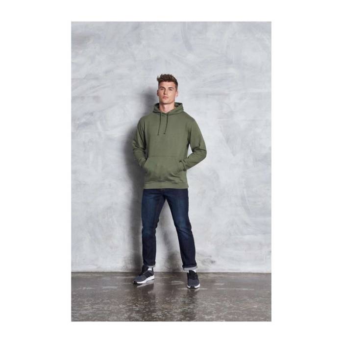 COLLEGE HOODIE - Earthy Green<br><small>EA-AWJH001EAG-2XL</small>