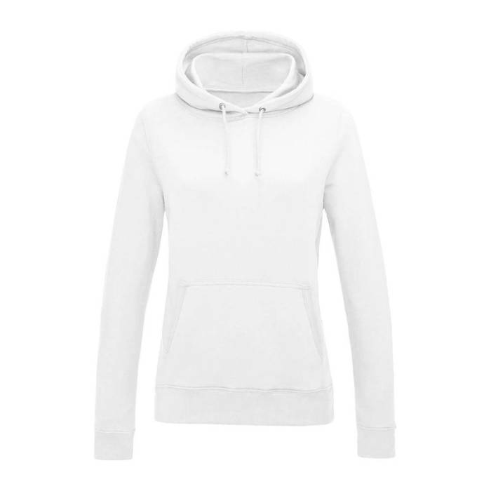 WOMEN`S COLLEGE HOODIE - Arctic White<br><small>EA-AWJH001FAWH-L</small>