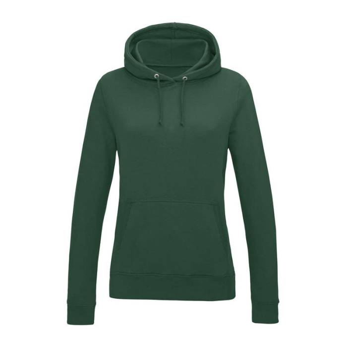 WOMEN`S COLLEGE HOODIE - Bottle Green<br><small>EA-AWJH001FBG-2XL</small>