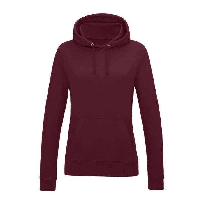 WOMEN`S COLLEGE HOODIE - Burgundy<br><small>EA-AWJH001FBU-2XL</small>