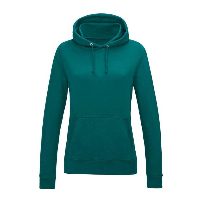 WOMEN`S COLLEGE HOODIE - Jade<br><small>EA-AWJH001FJAD-2XL</small>