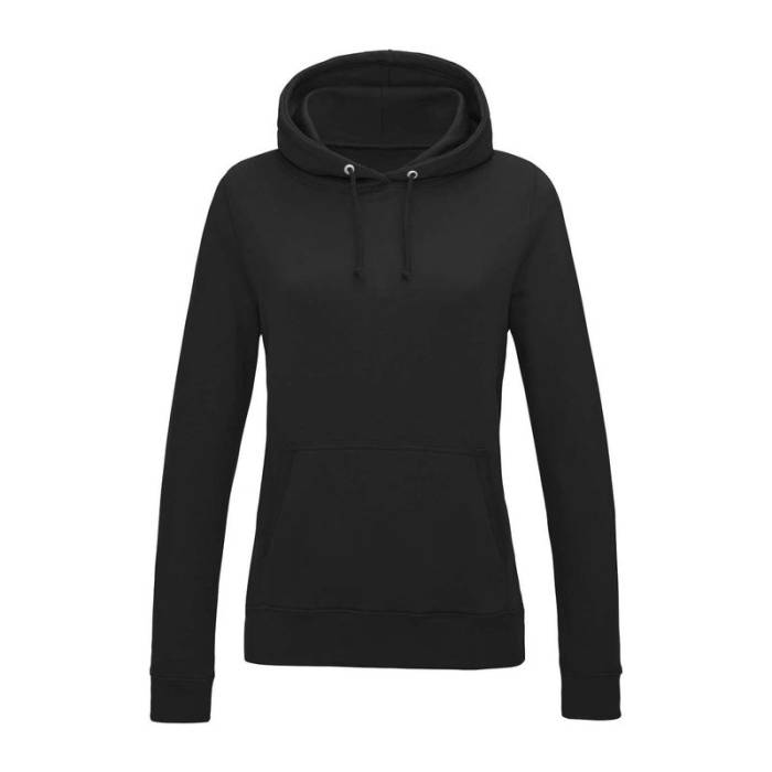 WOMEN`S COLLEGE HOODIE - Jet Black<br><small>EA-AWJH001FJBK-L</small>