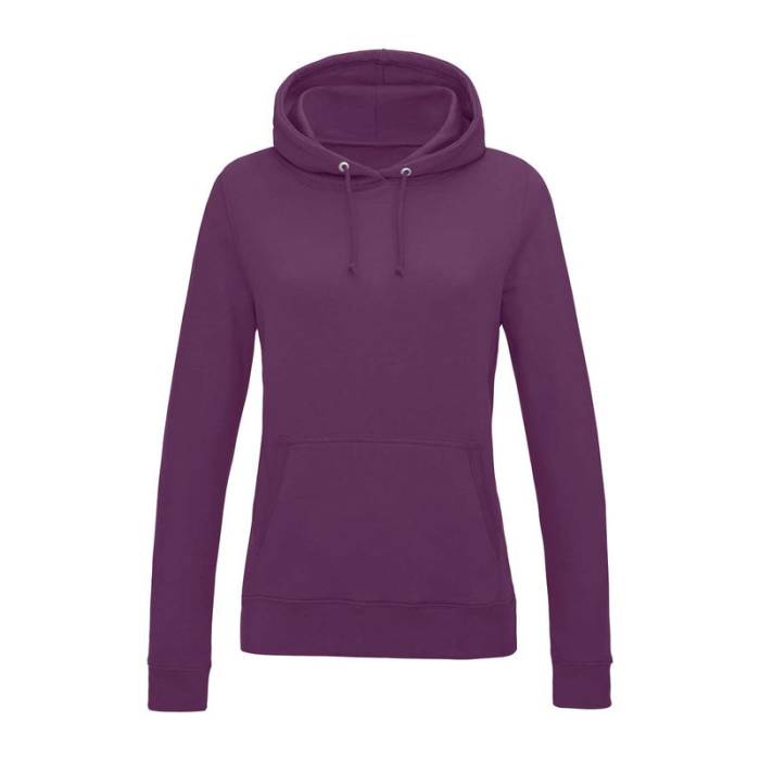 WOMEN`S COLLEGE HOODIE - Plum<br><small>EA-AWJH001FPL-2XL</small>