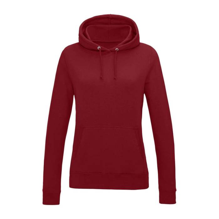 WOMEN`S COLLEGE HOODIE - Red Hot Chilli<br><small>EA-AWJH001FRHC-XS</small>