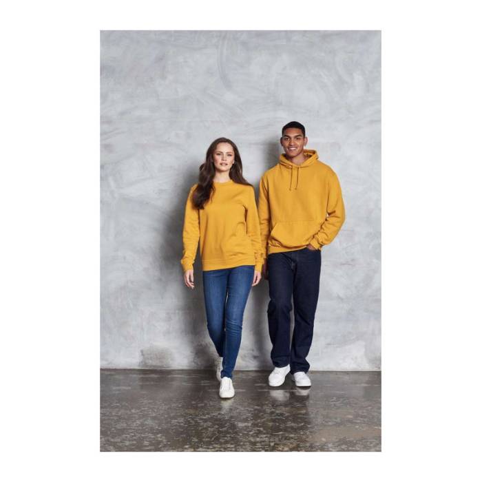 COLLEGE HOODIE - Mustard<br><small>EA-AWJH001MST-2XL</small>