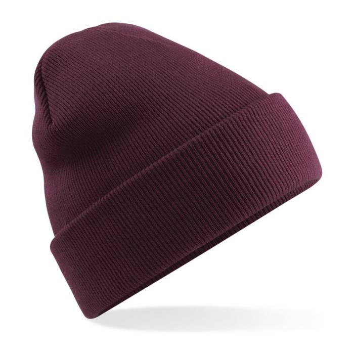 Original Cuffed Beanie - Burgundy<br><small>EA-B045BUR</small>