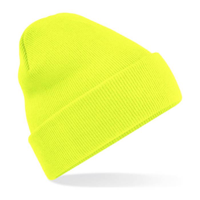 Original Cuffed Beanie - Fluorescent Yellow<br><small>EA-B045FLY</small>