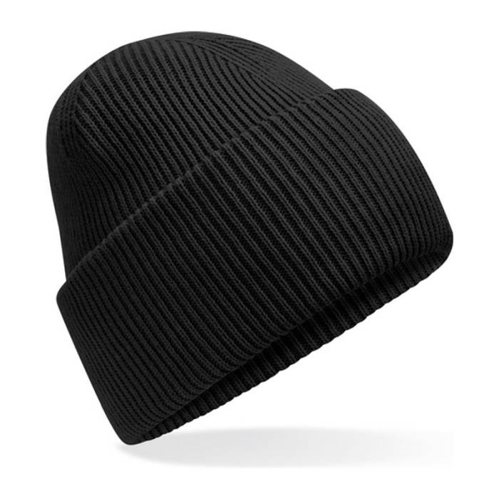 Polylana® Original Cuffed Beanie - Black<br><small>EA-B385RBLK</small>