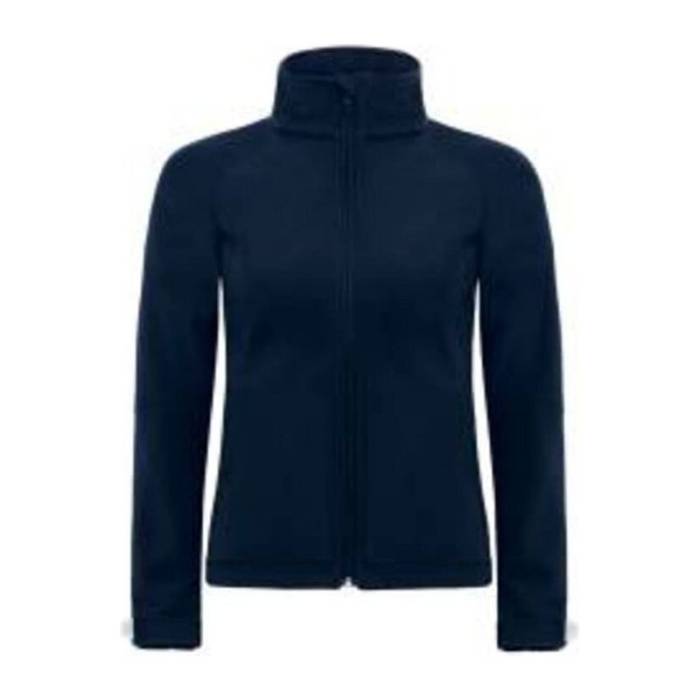 HOODED SOFTSHELL WOMEN - Navy<br><small>EA-BS610413</small>