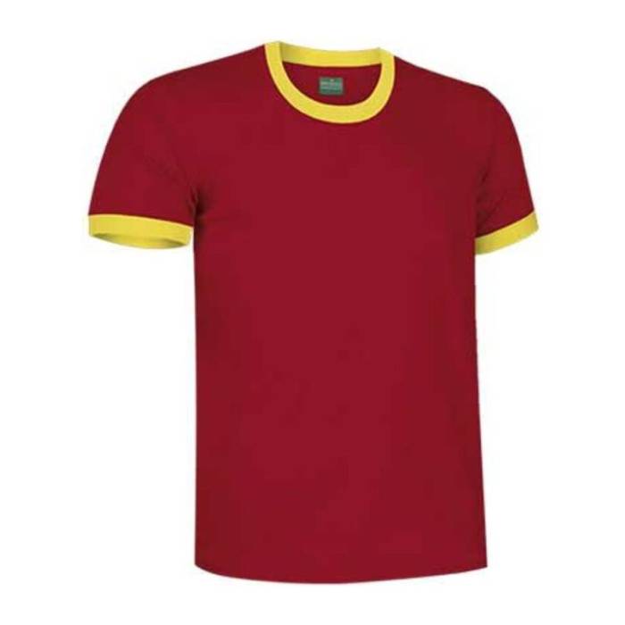 Typed T-Shirt Combi - Lotto Red-Sunflower Yellow<br><small>EA-CAVACOMRA20</small>
