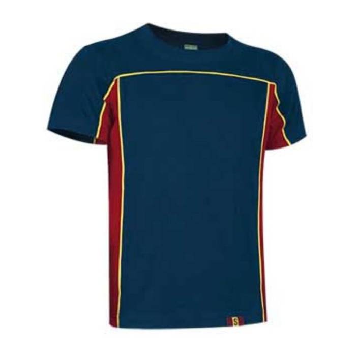 Typed T-Shirt Furia - Orion Navy Blue-Lotto Red-Lemon Yellow<br><small>EA-CAVAFURME20</small>