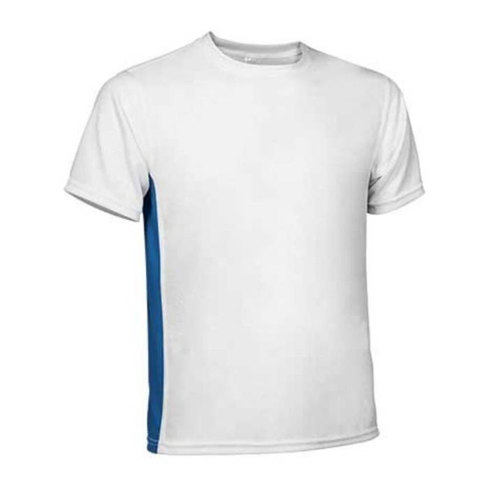 Technical T-Shirt Leopard Kid - White-Royal Blue<br><small>EA-CAVALEOBY04</small>