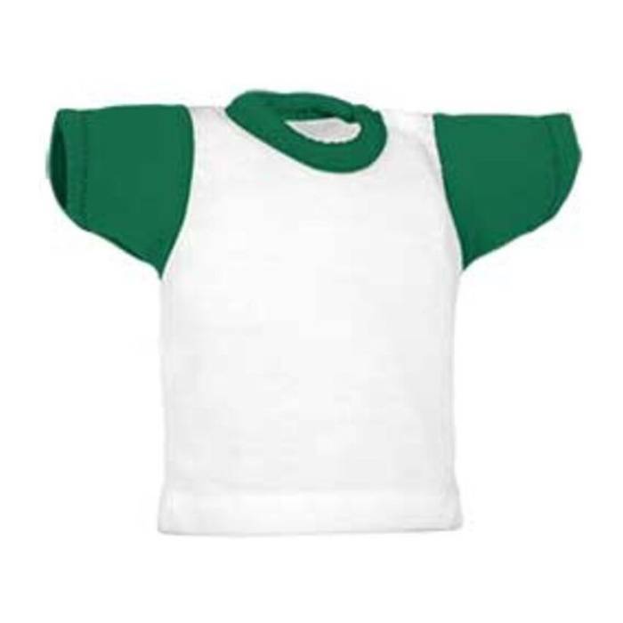 Mini T-Shirt - White-Kelly Green<br><small>EA-CAVAMINBV00</small>