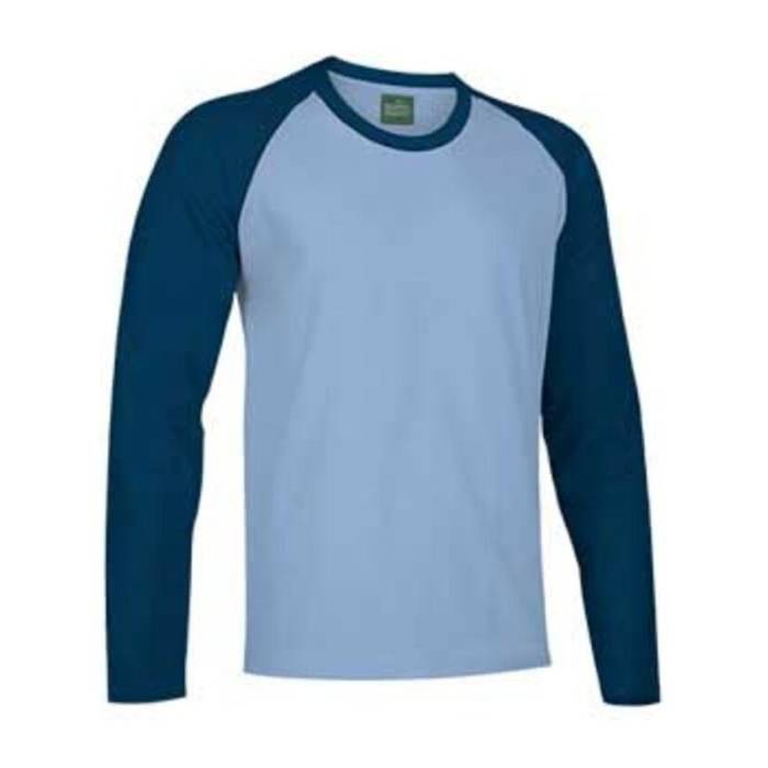 Typed T-Shirt Break - Sky Blue-Orion Navy Blue<br><small>EA-CAVARGLCM19</small>