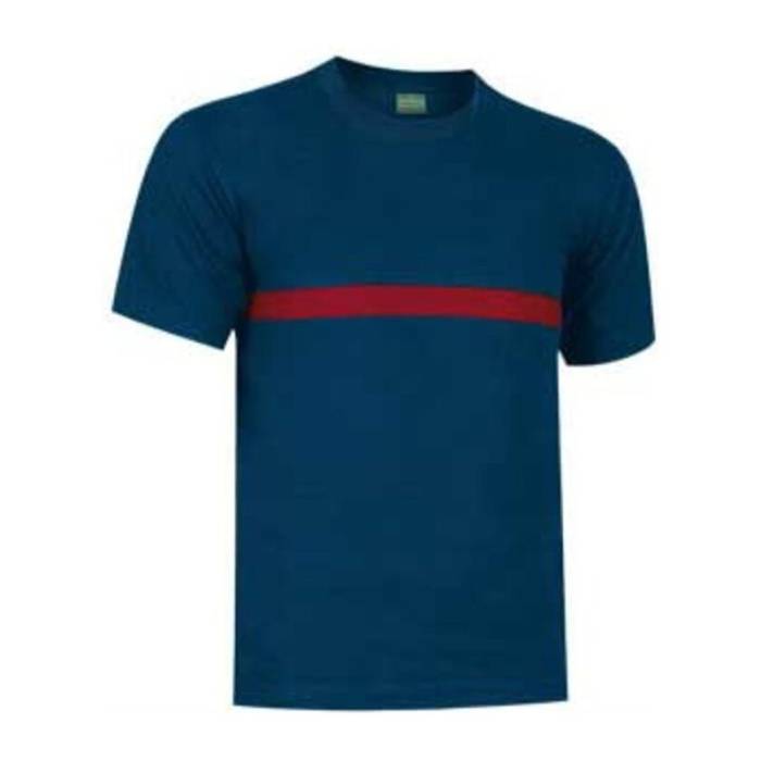 SERVER TYPED T-SHIRT - Orion Navy Blue-Lotto Red<br><small>EA-CAVASECMR20</small>
