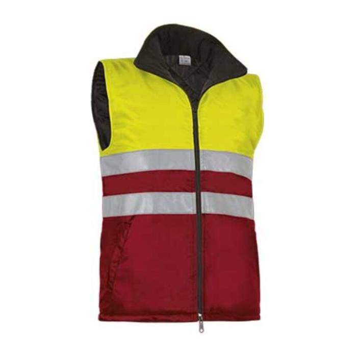 HIGHWAY mellény - Neon Yellow-Lotto Red<br><small>EA-CHVAHIGAR20</small>