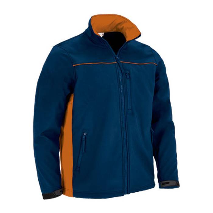 Softshell Jacket THUNDER - Orion Navy Blue-Party Orange<br><small>EA-CQVATHUMN20</small>