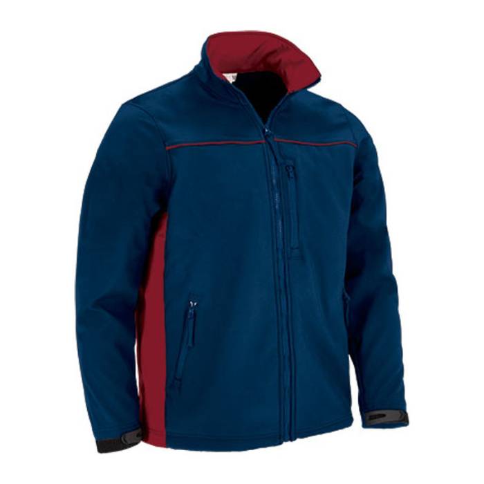 Softshell Jacket THUNDER - Orion Navy Blue-Lotto Red<br><small>EA-CQVATHUMR20</small>