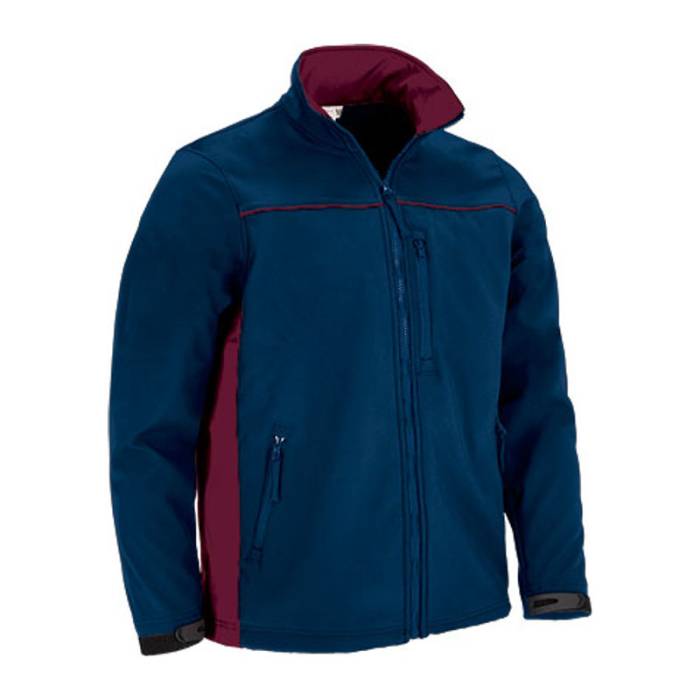 Softshell Jacket THUNDER - Orion Navy Blue-Mahogany Garnet<br><small>EA-CQVATHUMT20</small>