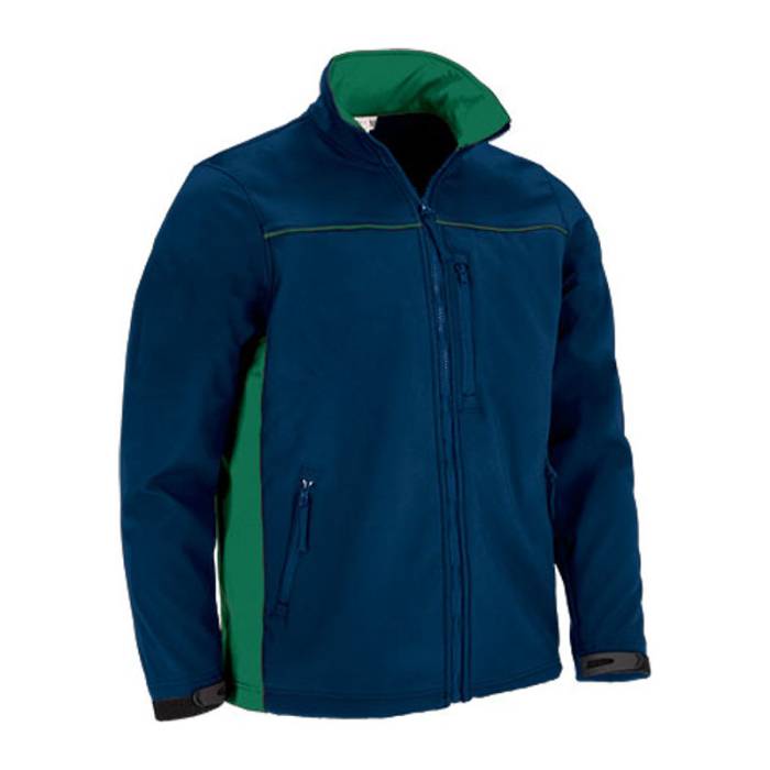 Softshell Jacket THUNDER - Orion Navy Blue-Kelly Green<br><small>EA-CQVATHUMV20</small>