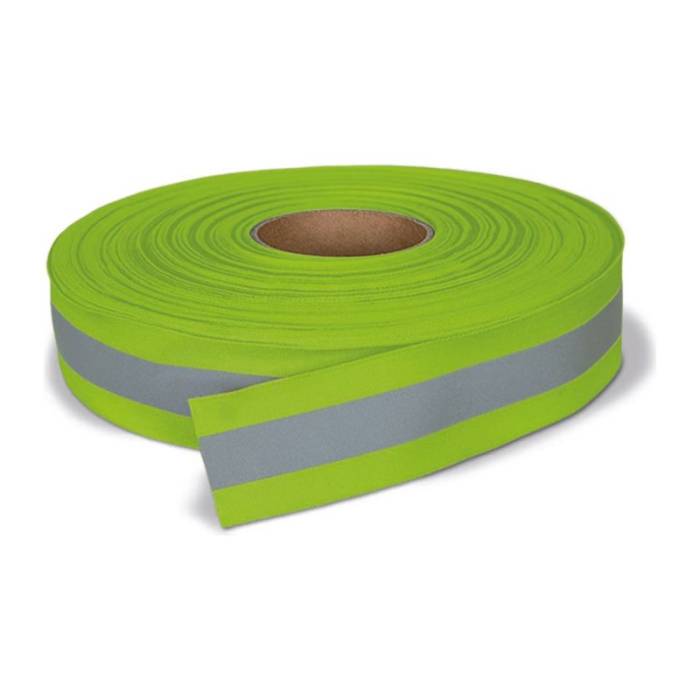 sewing retroreflective tape AMBER - Neon Green<br><small>EA-CRVAAMBVF00</small>