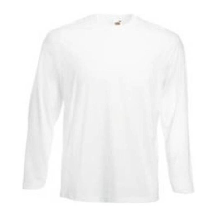 VALUEWEIGHT LONG SLEEVE T - White<br><small>EA-F070106</small>