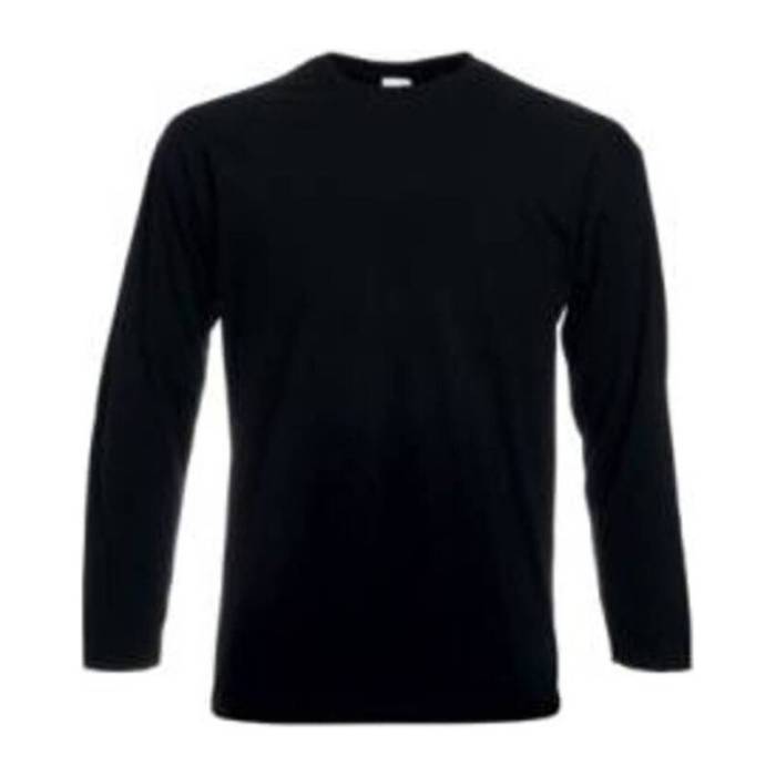 VALUEWEIGHT LONG SLEEVE T - Black<br><small>EA-F070306</small>