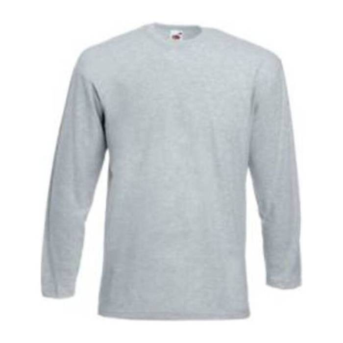 VALUEWEIGHT LONG SLEEVE T - Heather Grey<br><small>EA-F071506</small>