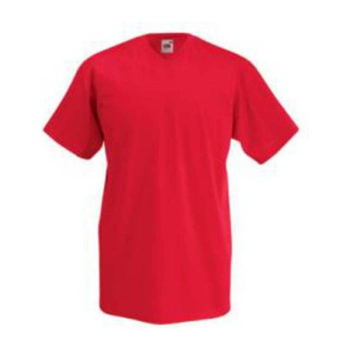 VALUEWEIGHT V-NECK T - Red<br><small>EA-F080506</small>