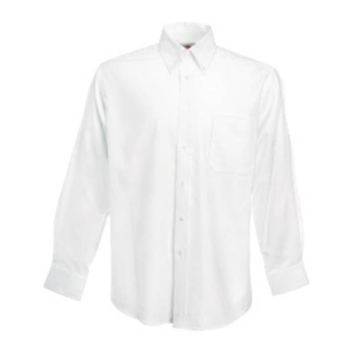 LONG SLEEVE OXFORD SHIRT - White<br><small>EA-F110106</small>