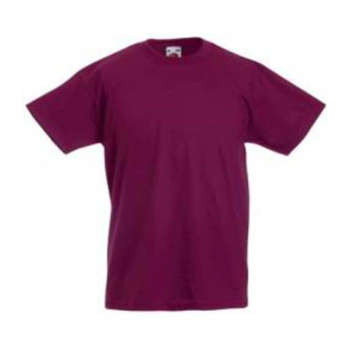 Kids Valueweight T - Burgundy<br><small>EA-F370801</small>