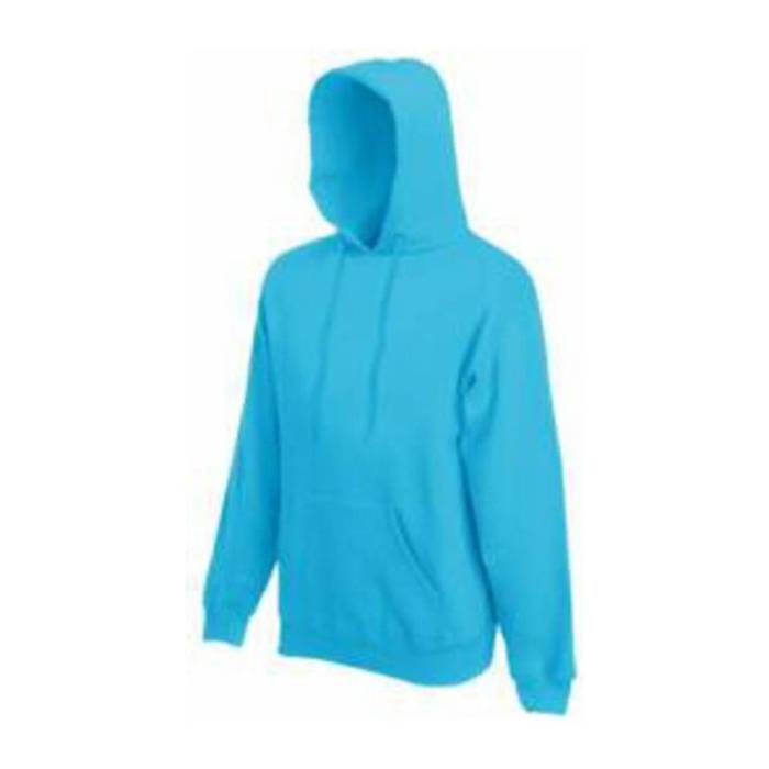 HOODED SWEAT - Azure<br><small>EA-F442106</small>
