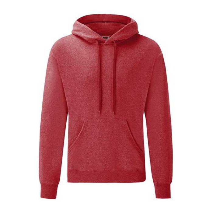 HOODED SWEAT - Heather Red<br><small>EA-F445506</small>