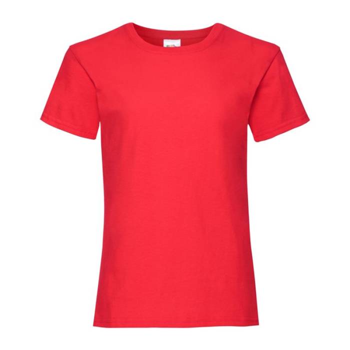 GIRLS VALUEWEIGHT T - Red<br><small>EA-F580502</small>