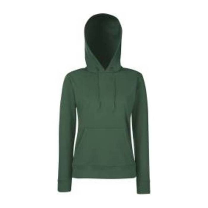 LADY-FIT HOODED SWEAT - Bottle Green<br><small>EA-F810606</small>