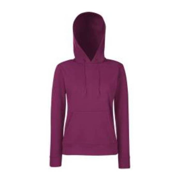 LADY-FIT HOODED SWEAT - Burgundy<br><small>EA-F810806</small>