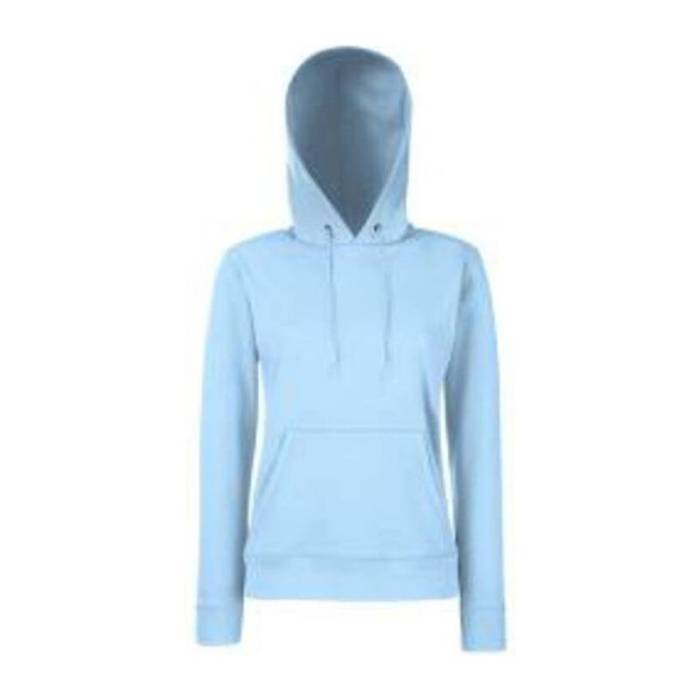 LADY-FIT HOODED SWEAT - Sky Blue<br><small>EA-F811206</small>