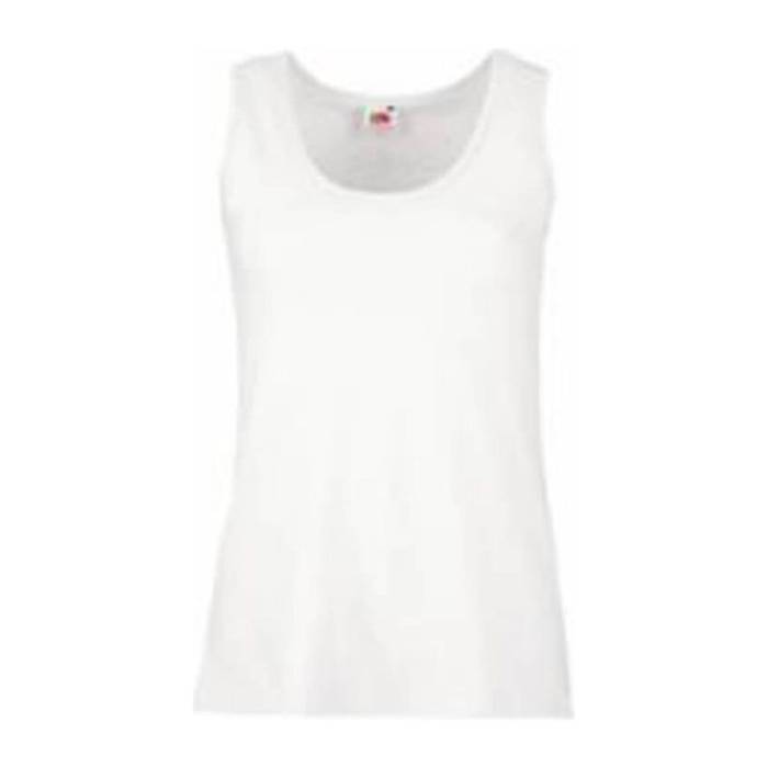 LADIES VALUEWEIGHT VEST - White<br><small>EA-FN020107</small>