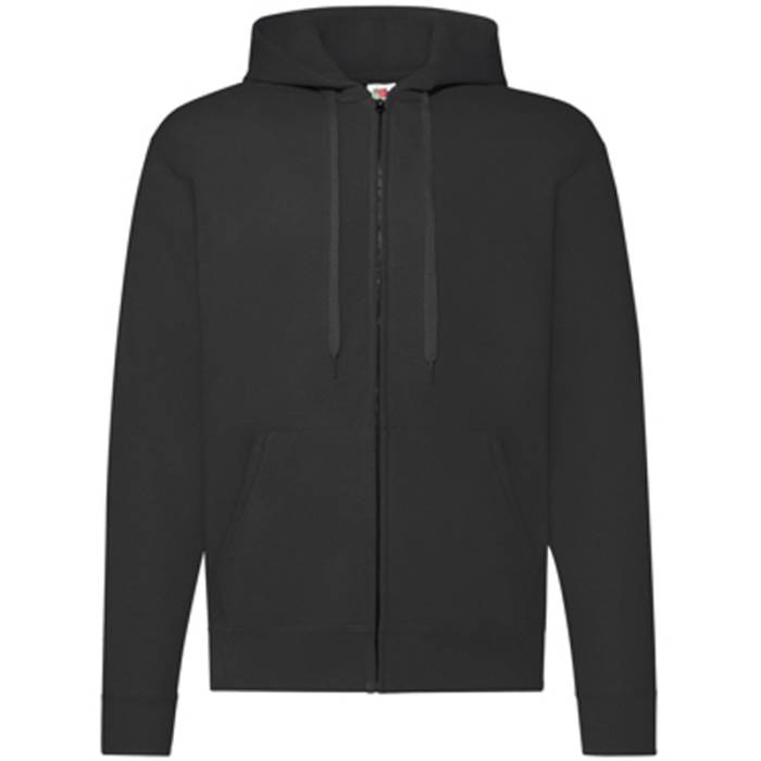 HOODED SWEAT JACKET - Black<br><small>EA-FN070306</small>