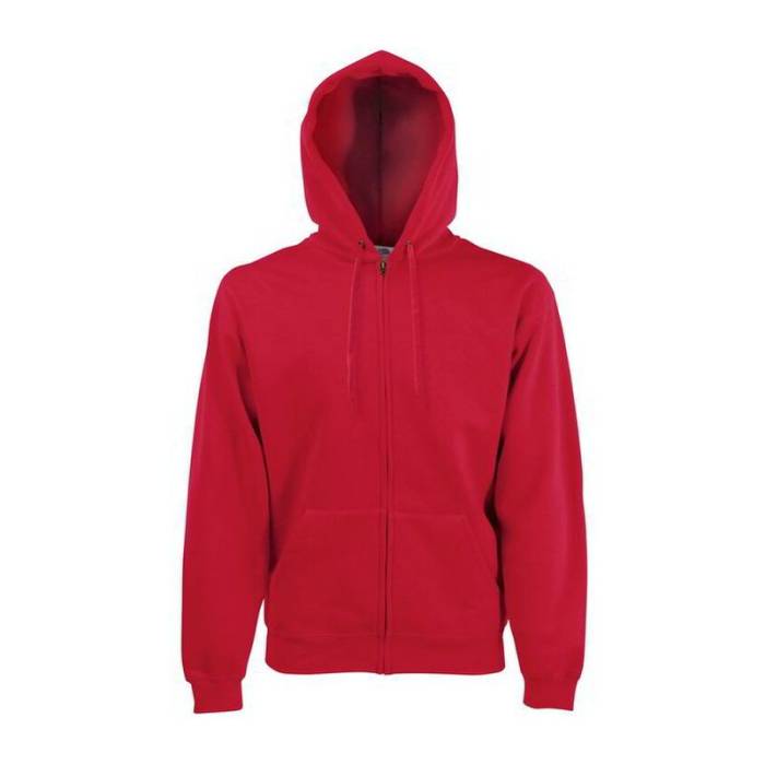 HOODED SWEAT JACKET - Red<br><small>EA-FN070507</small>