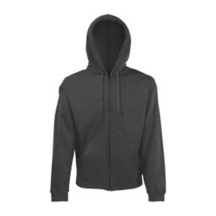HOODED SWEAT JACKET - Graphite<br><small>EA-FN072306</small>