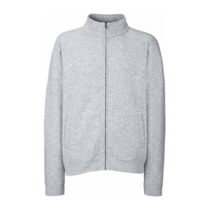 CLASSIC SWEAT JACKET - Heather Grey<br><small>EA-FN081506</small>