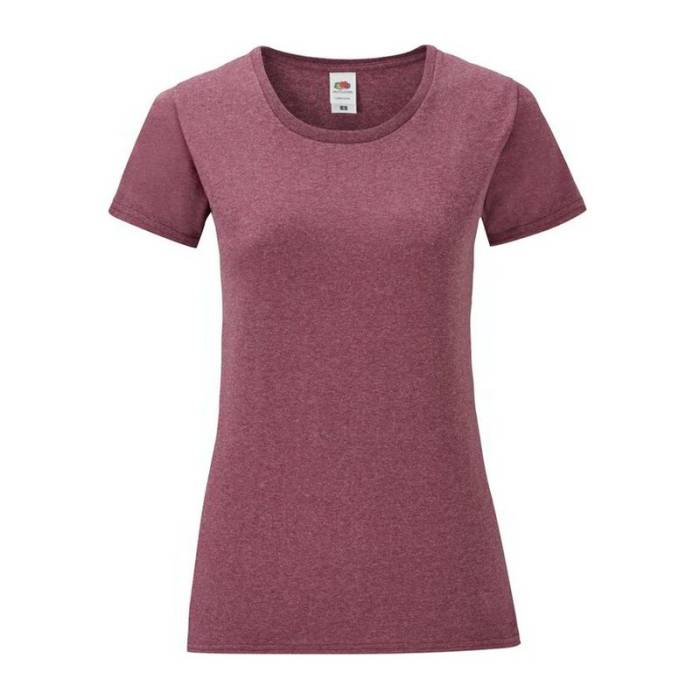 LADIES ICONIC 150 T - Heather Burgundy<br><small>EA-FN635306</small>