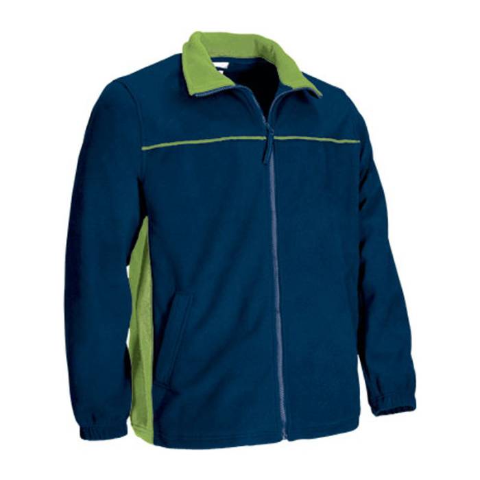 Fleece Jacket THUNDER - Orion Navy Blue-Apple Green<br><small>EA-FPVATHUMM20</small>